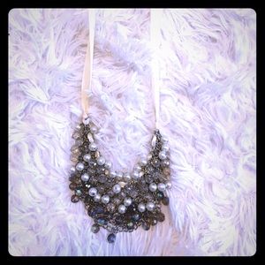 Lace beaded necklace